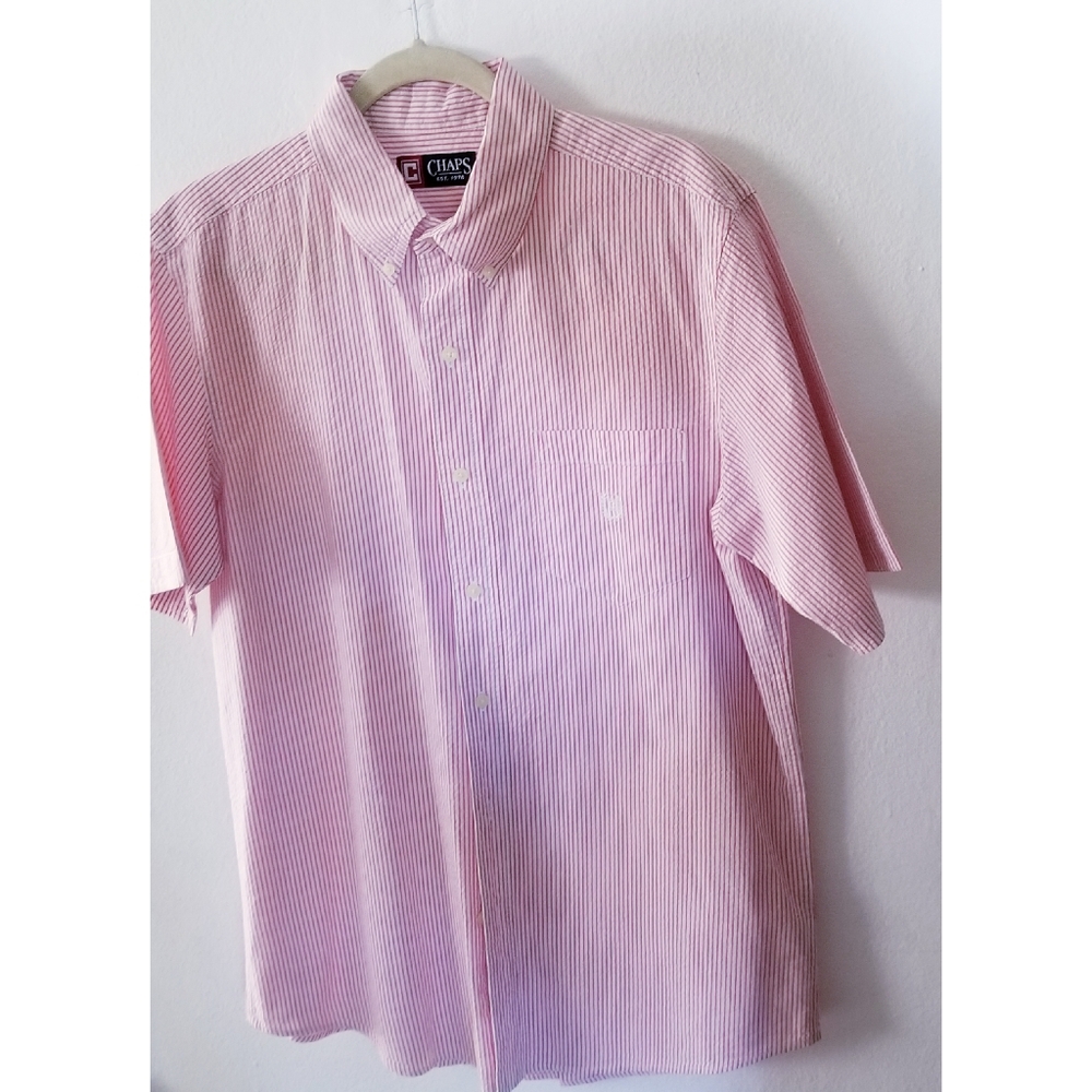 Chaps Men's Button down striped shirt